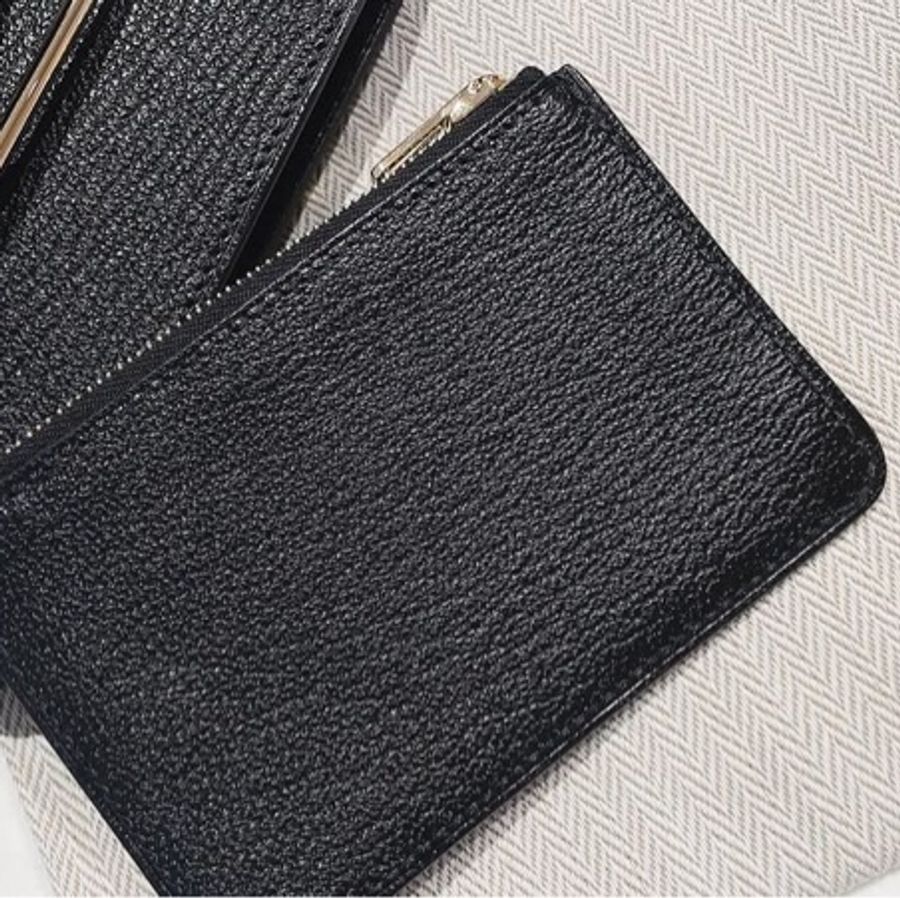 Hermes roulis slim 黑色 山羊皮 淡金釦-12