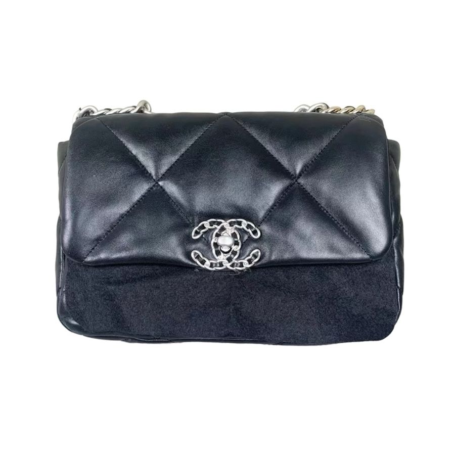 Chanel 19bag small 銀扣-1