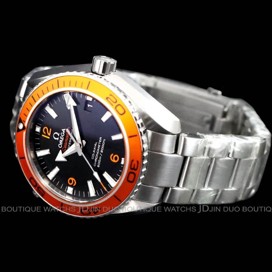 金鐸精品~W494 OMEGA 歐米茄 SEAMASTER 8500同軸橘海馬潛水600米自動上鍊男用腕錶-3
