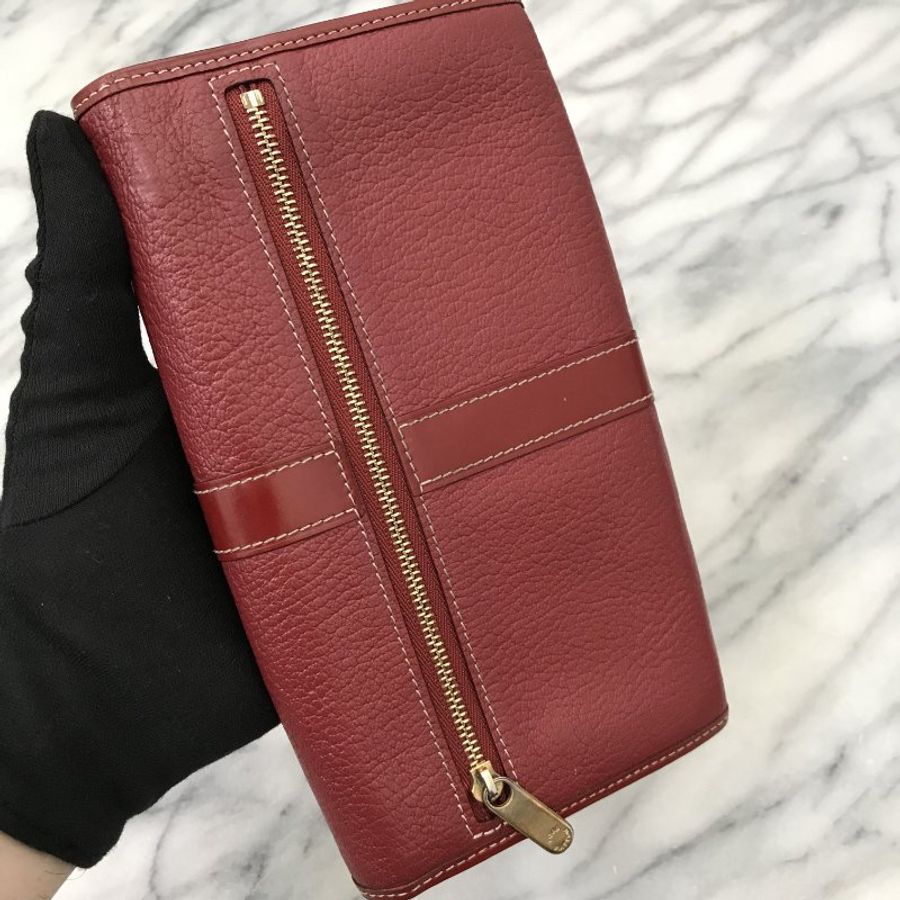 LV 路易威登 Louis Vuitton Le Favori Suhari Leather Wallet / Purse (with Coin Pocket) 皮夾 / 手拿包 / 錢包 / 手提包 肩背包 側背包 斜挎包 零錢包-3