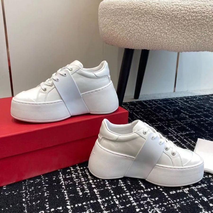 Roger Vivier Viv Skate 厚底7公分方釦皮革運動鞋    IT 36/36.5/37/37.5/38/38.5/39(購買請訊息告知需要尺寸)《當季專櫃正售★全新商品 》-4