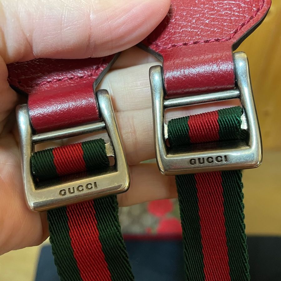 二手 真品Gucci花卉後背包-11
