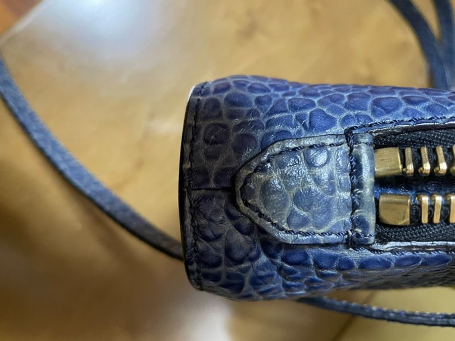 二手 真品 BURBERRY 全皮 斜背包 產地 羅馬尼亞🇷🇴-10