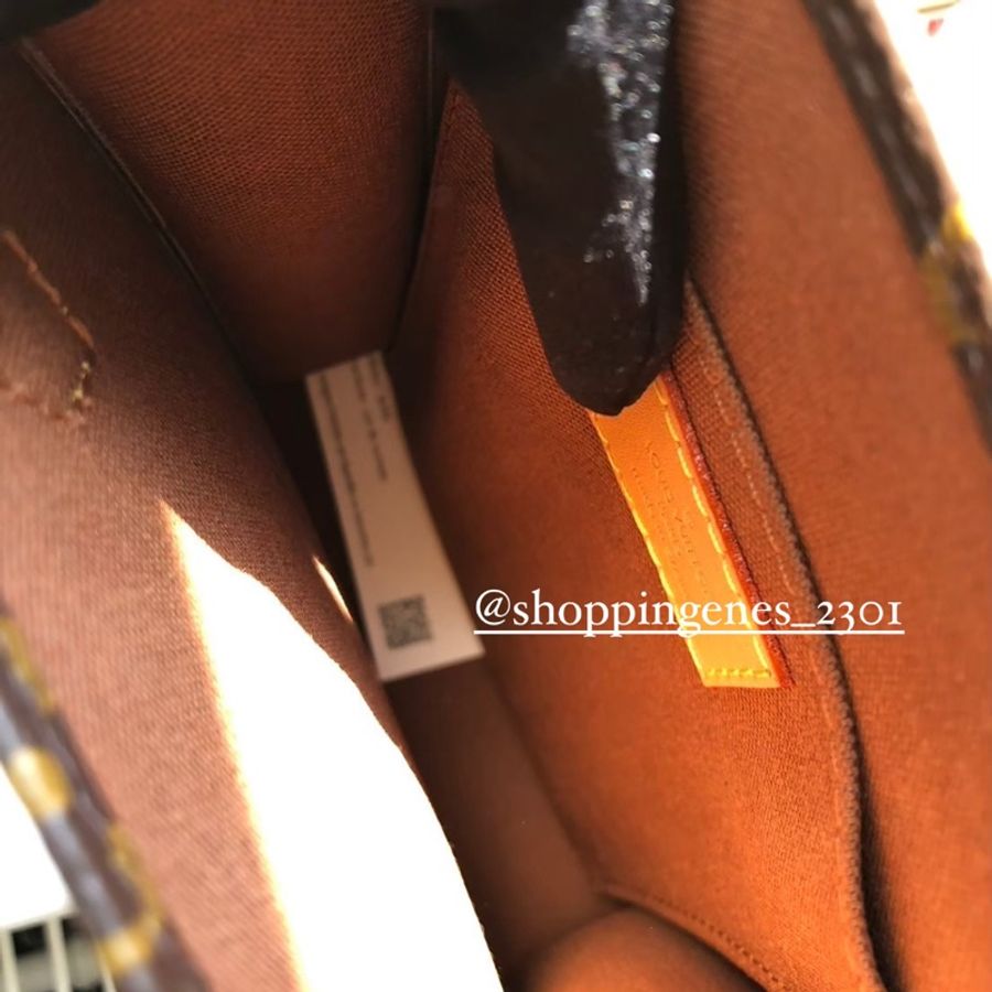 LV 路易威登 petit sac plat 迷你琴譜包 經典老花-6