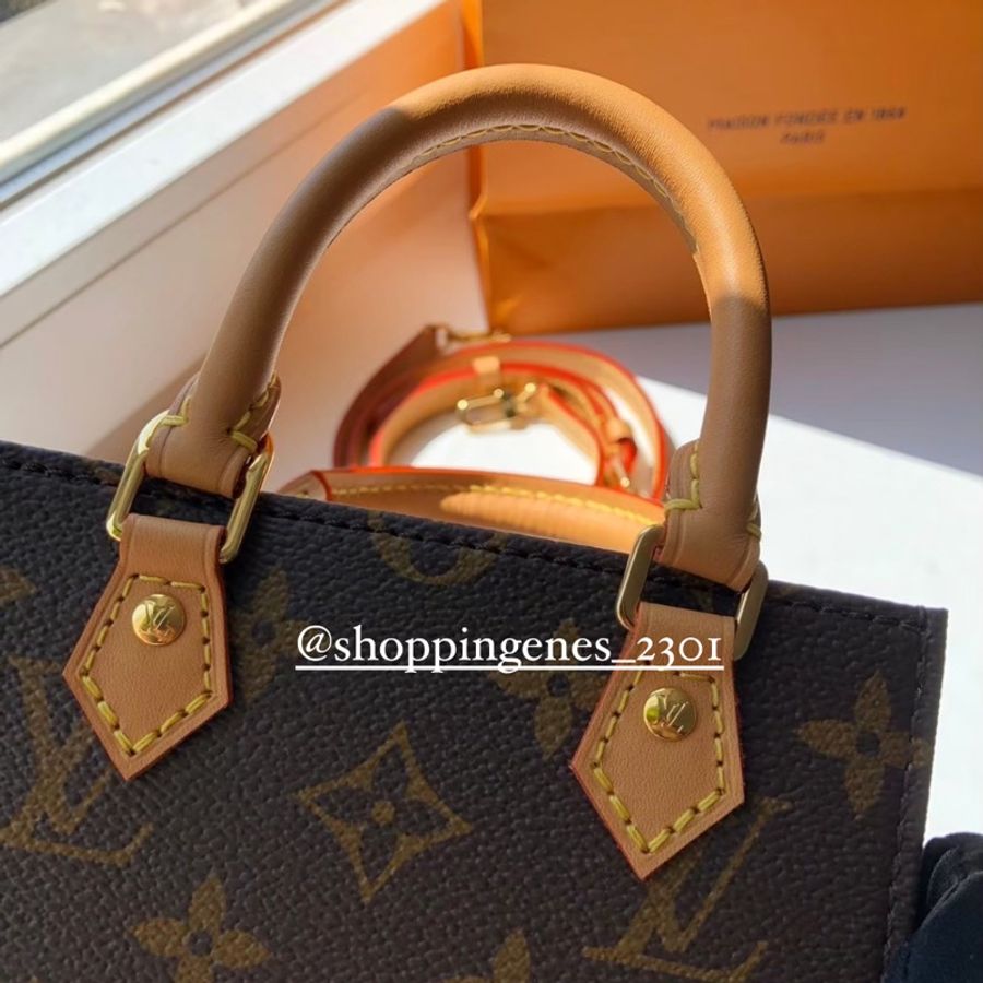LV 路易威登 petit sac plat 迷你琴譜包 經典老花-7