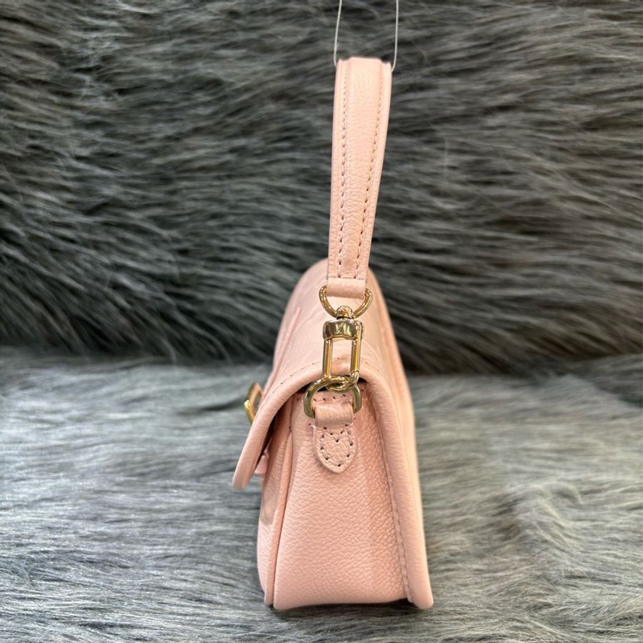 LV M83566 Nano Diane 粉色 壓紋 Empreinte 皮革 手提包 手拿包 肩背包-4