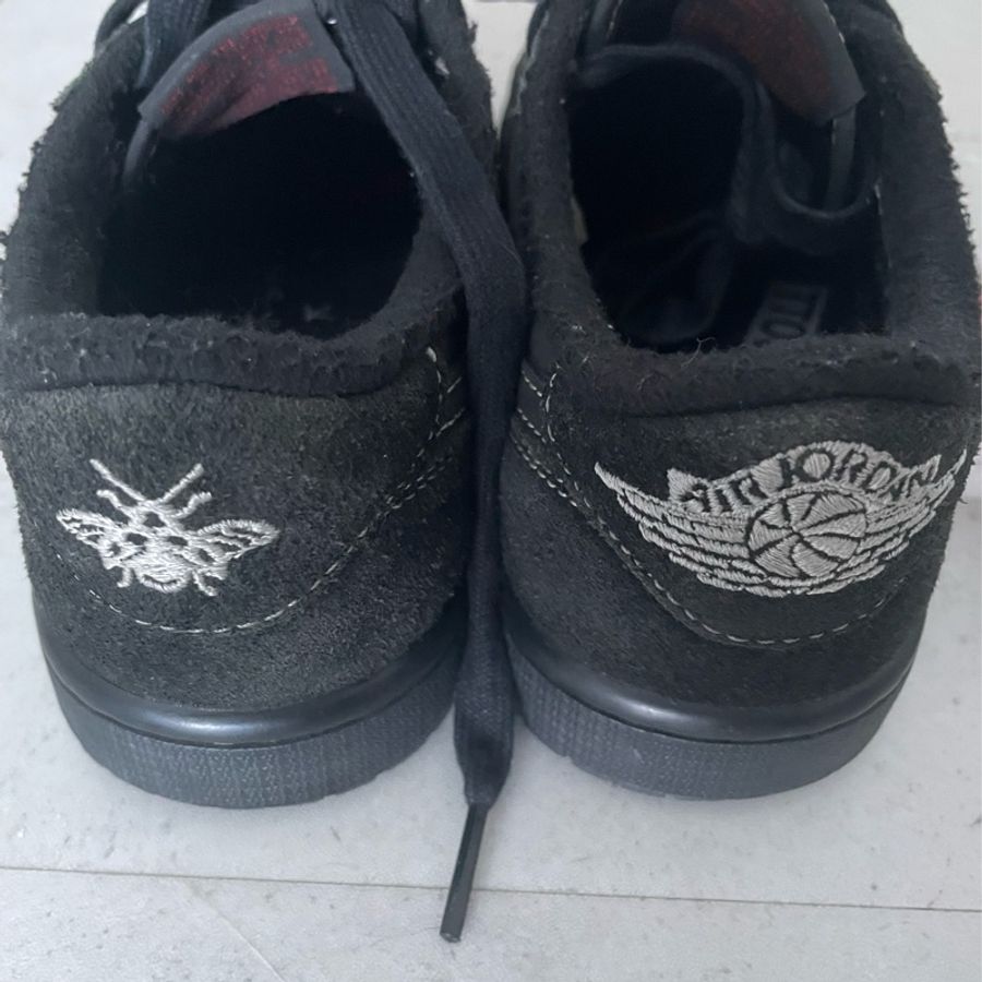 nike x travis scott 倒鉤 黑色 jordan1 low-6