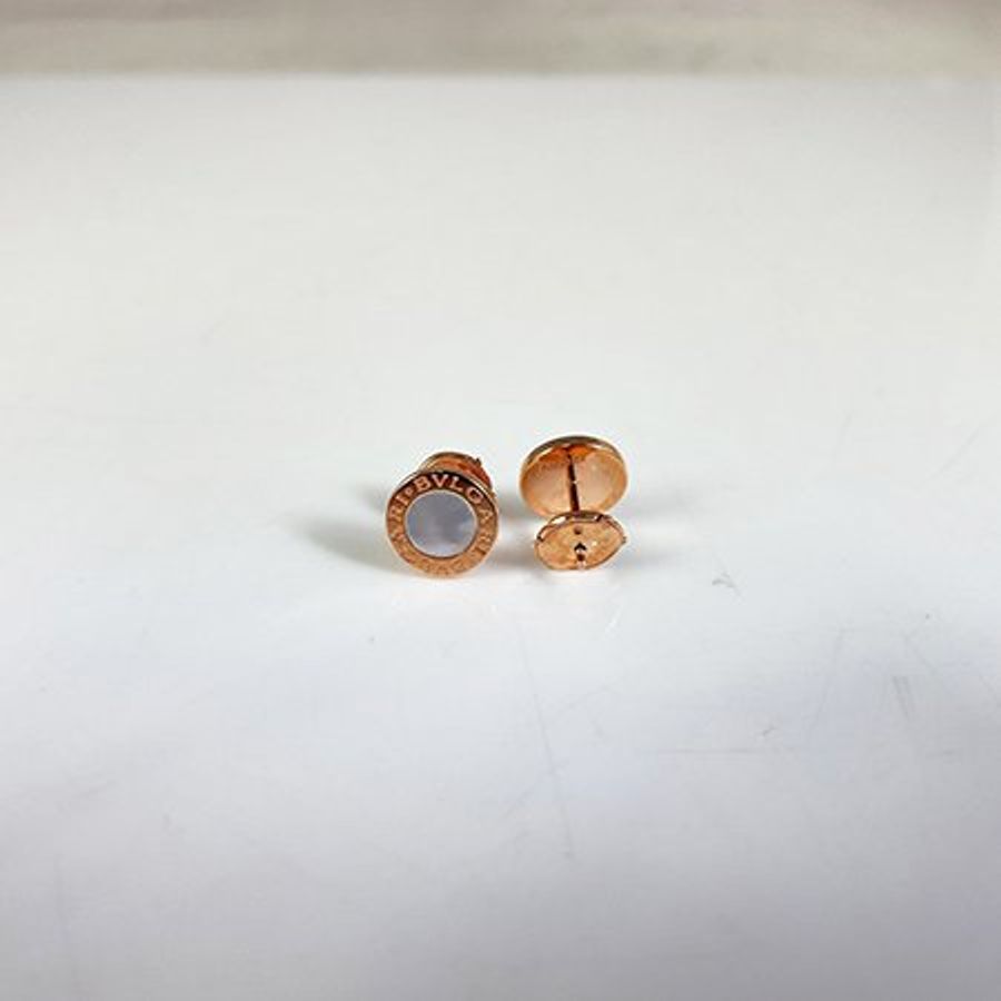 Bvlgari寶格麗 750玫瑰金珍珠母貝Bvlgari Bvlgari耳環-1