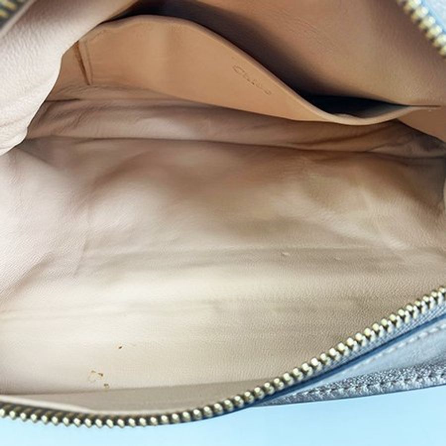 CHLOE古銅色牛皮萬用手拿包-5