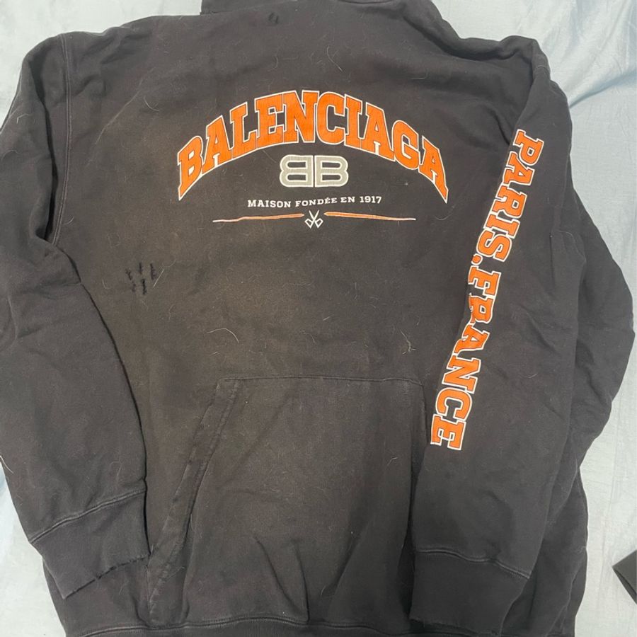 Balenciaga BB 剪刀logo 帽T-5