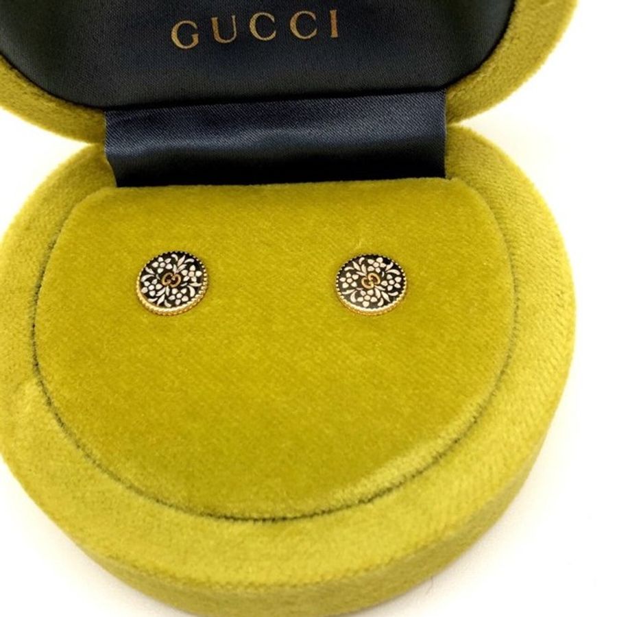 Gucci earring 18k yellow gold K18YG 耳環-6