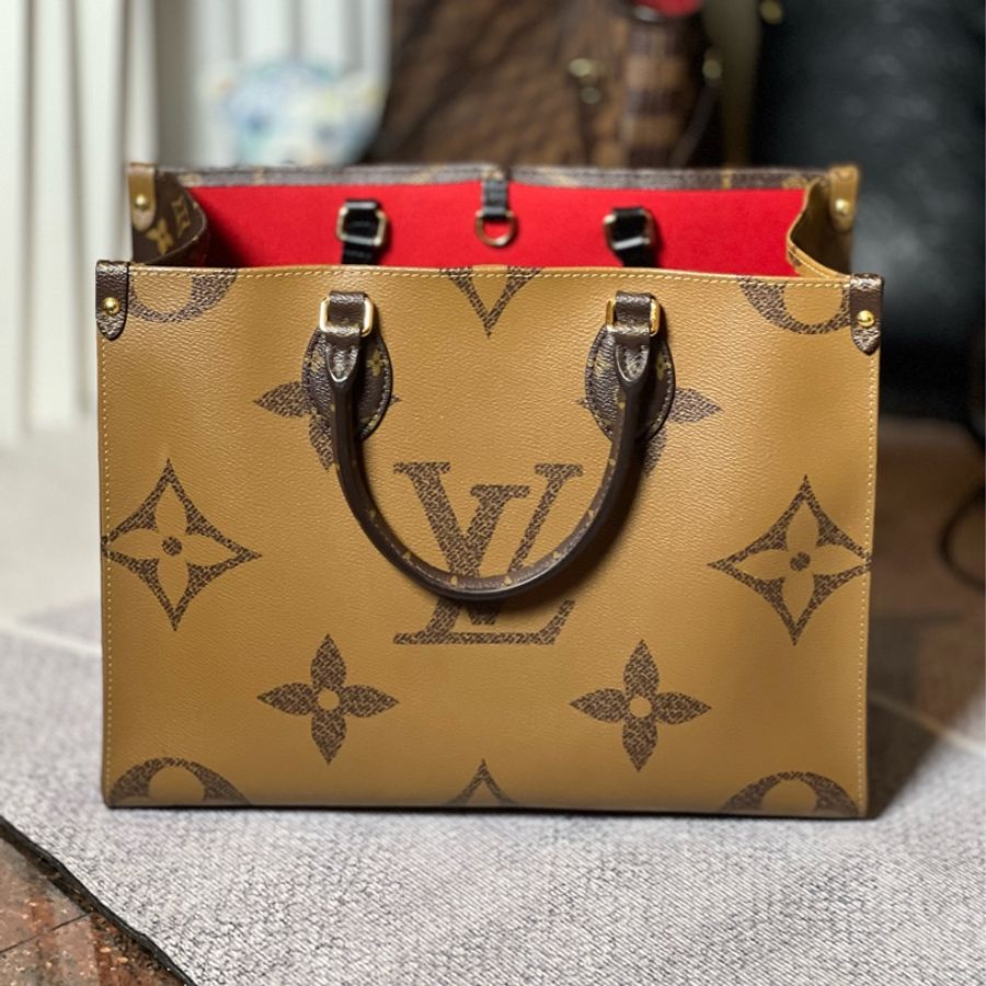 Louis Vuitton onthego mm 中號 最新晶片款-1