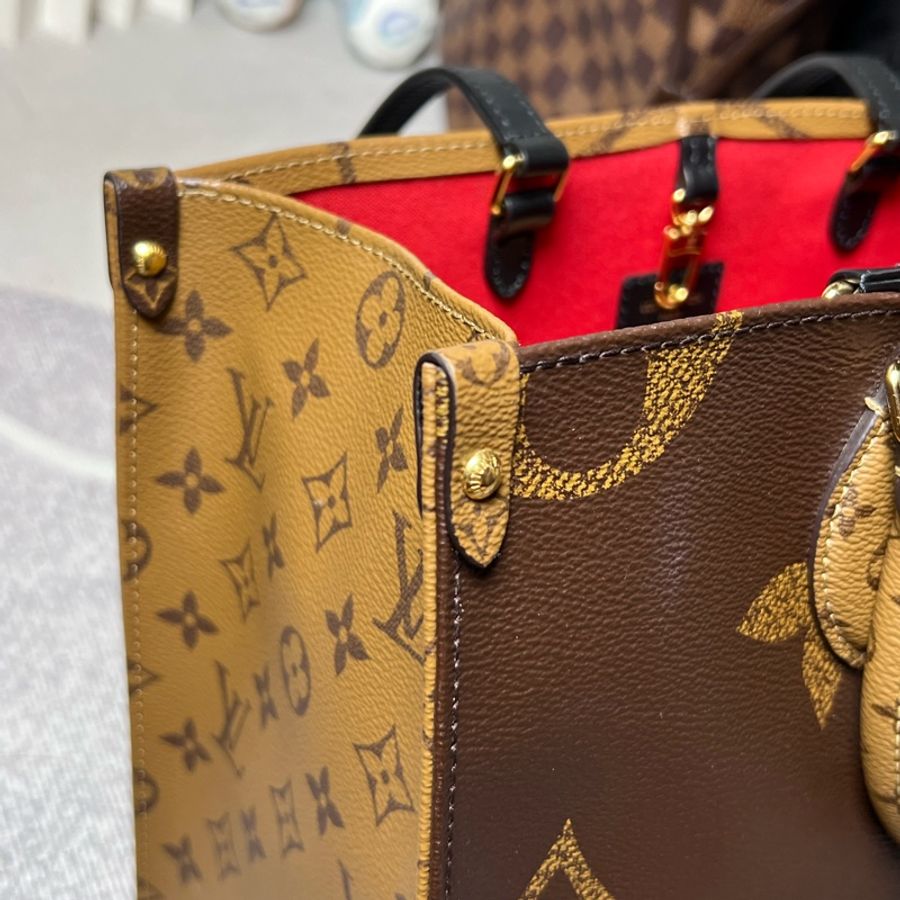 Louis Vuitton onthego mm 中號 最新晶片款-11