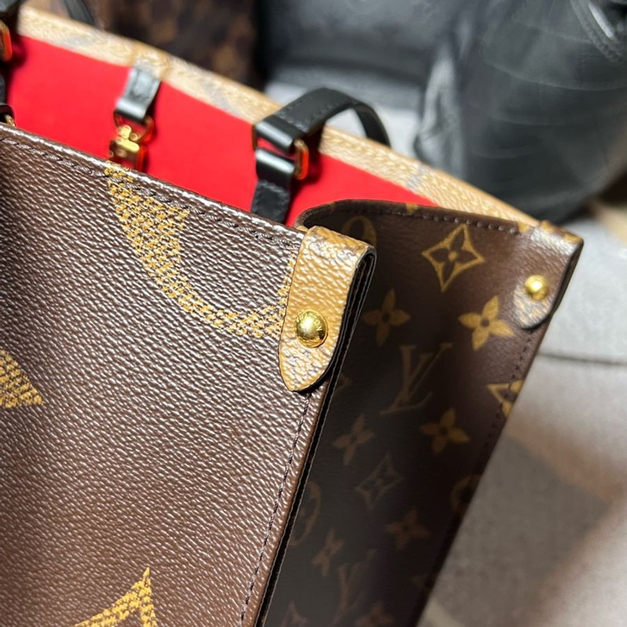 Louis Vuitton onthego mm 中號 最新晶片款-12