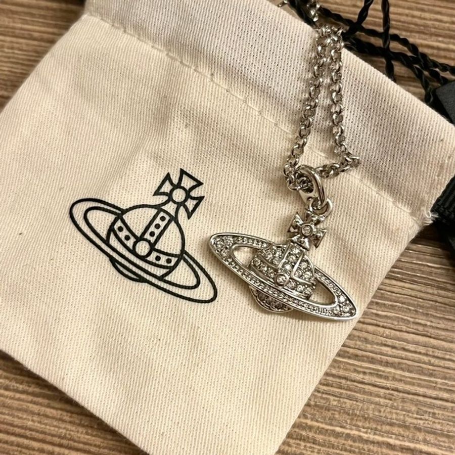 【現貨】西太后 Bas mini 土星項鍊 Vivienne Westwood-3
