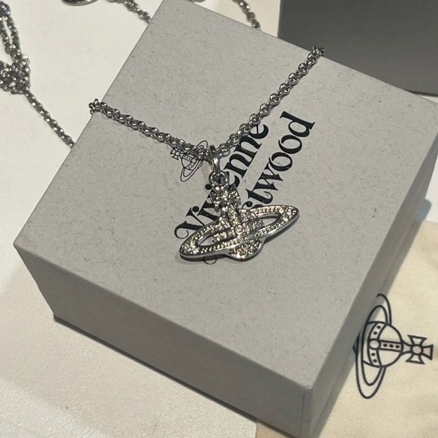 【現貨】西太后 Bas mini 土星項鍊 Vivienne Westwood-4