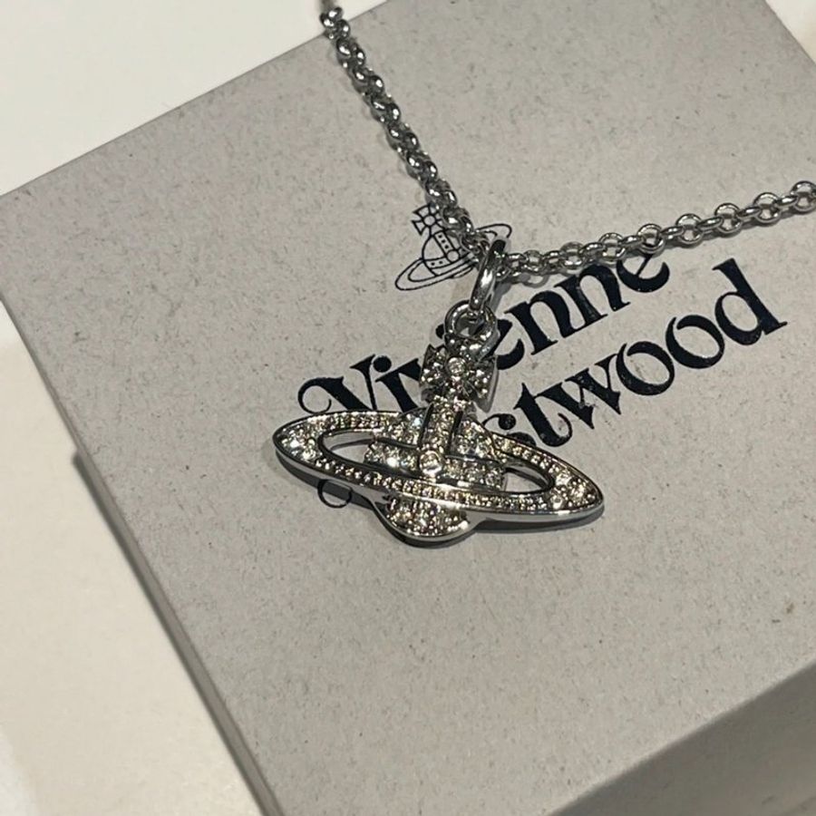 【現貨】西太后 Bas mini 土星項鍊 Vivienne Westwood-5