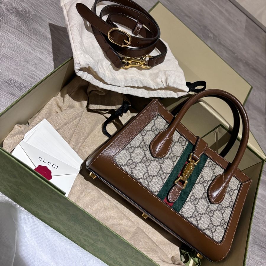 Gucci Jackie1961 小型揹帶托特-1