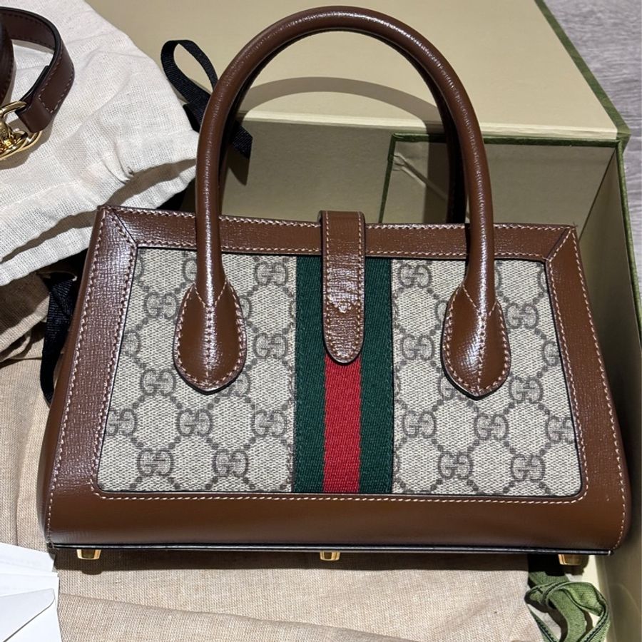 Gucci Jackie1961 小型揹帶托特-6