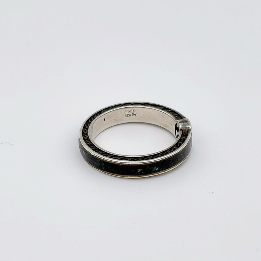 GUCCI 925純銀戒指INTERLOCKING G 系列兩件組 (10號)-14