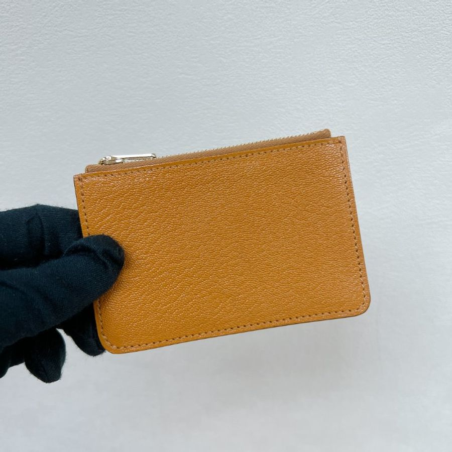 全新✨Hermes roulis slim 豬鼻子焦糖色皮夾/腰包-9