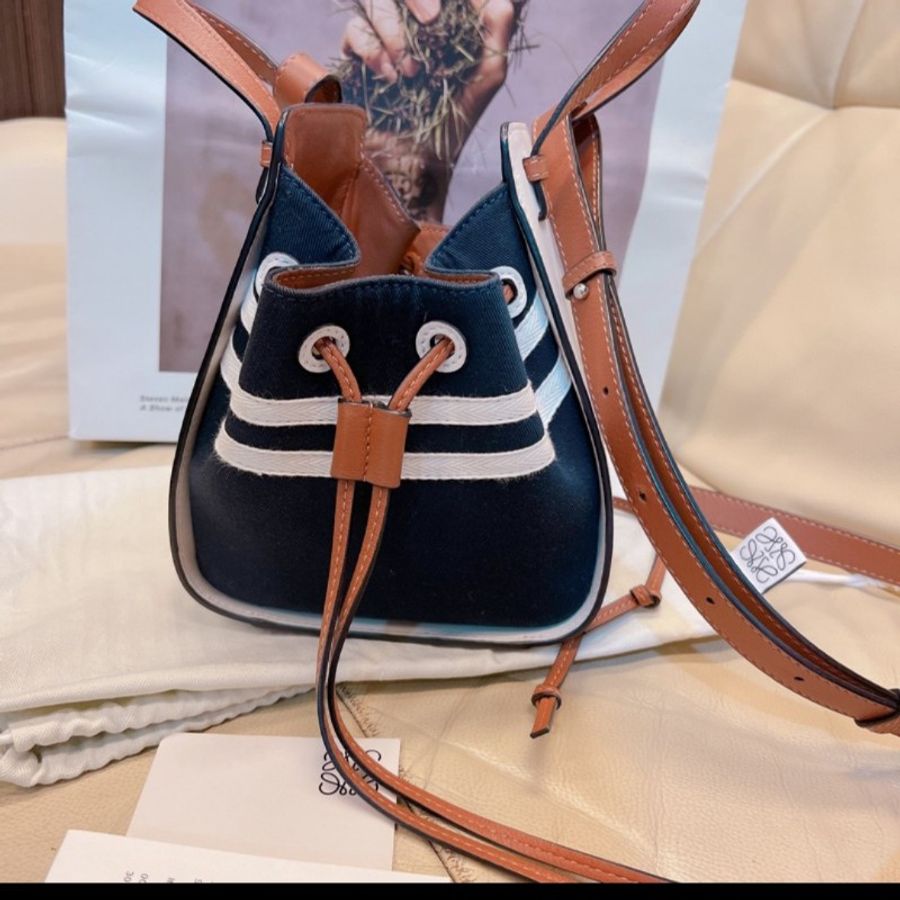 Loewe hammock mini 吊床包 水手服限量款 大 全配-5