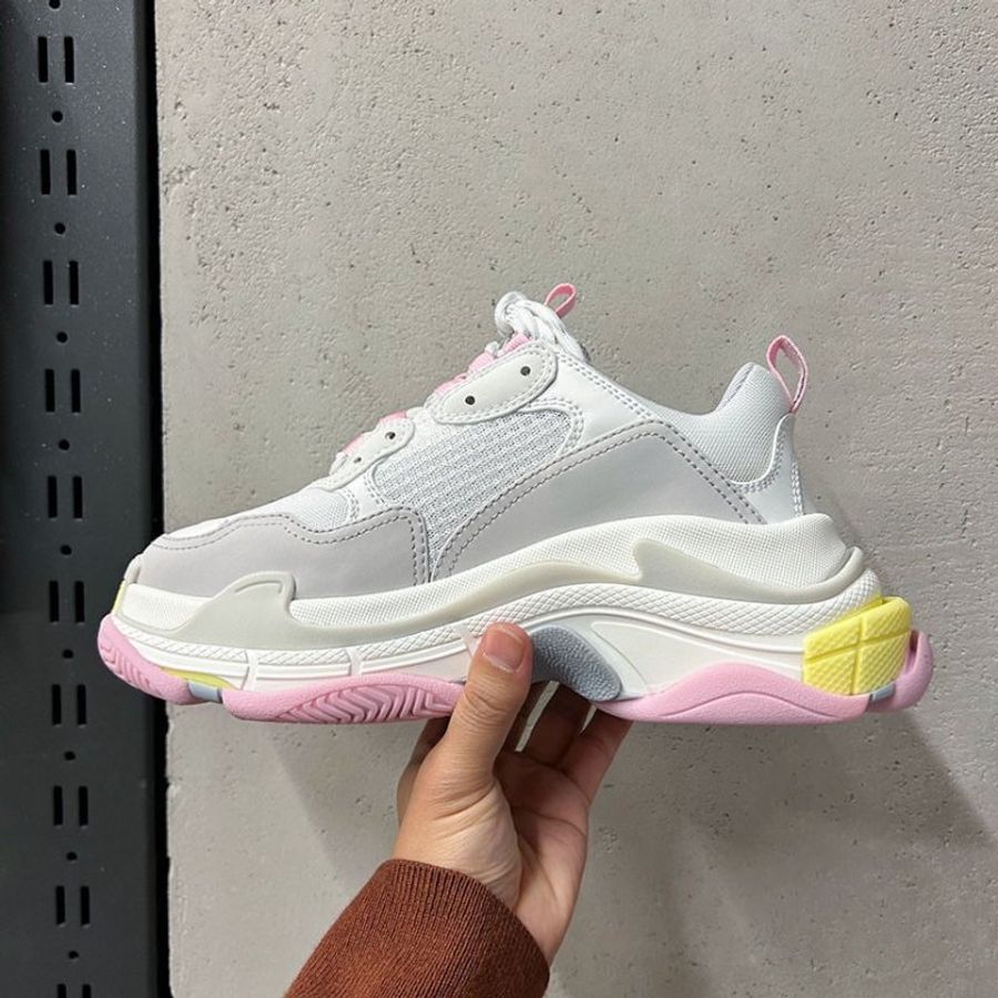 Balenciaga 524039 女款 Triple S 老爹運動鞋 雪酪配色 EU 36/37/38/40【促銷品】-6