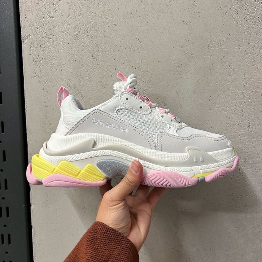 Balenciaga 524039 女款 Triple S 老爹運動鞋 雪酪配色 EU 36/37/38/40【促銷品】-7