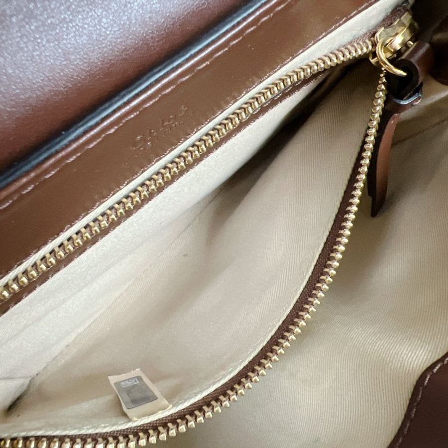 Chloe c bag 棕啡色肩背包-18