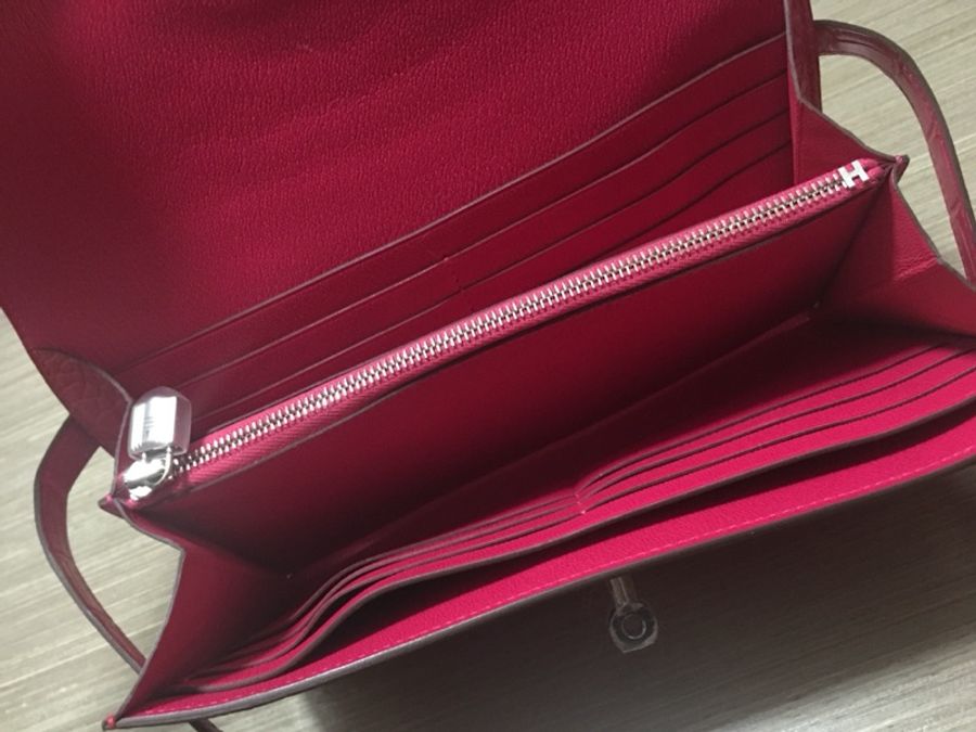 Hermes 全新專門店購入鱷魚皮 Kelly 銀包-4