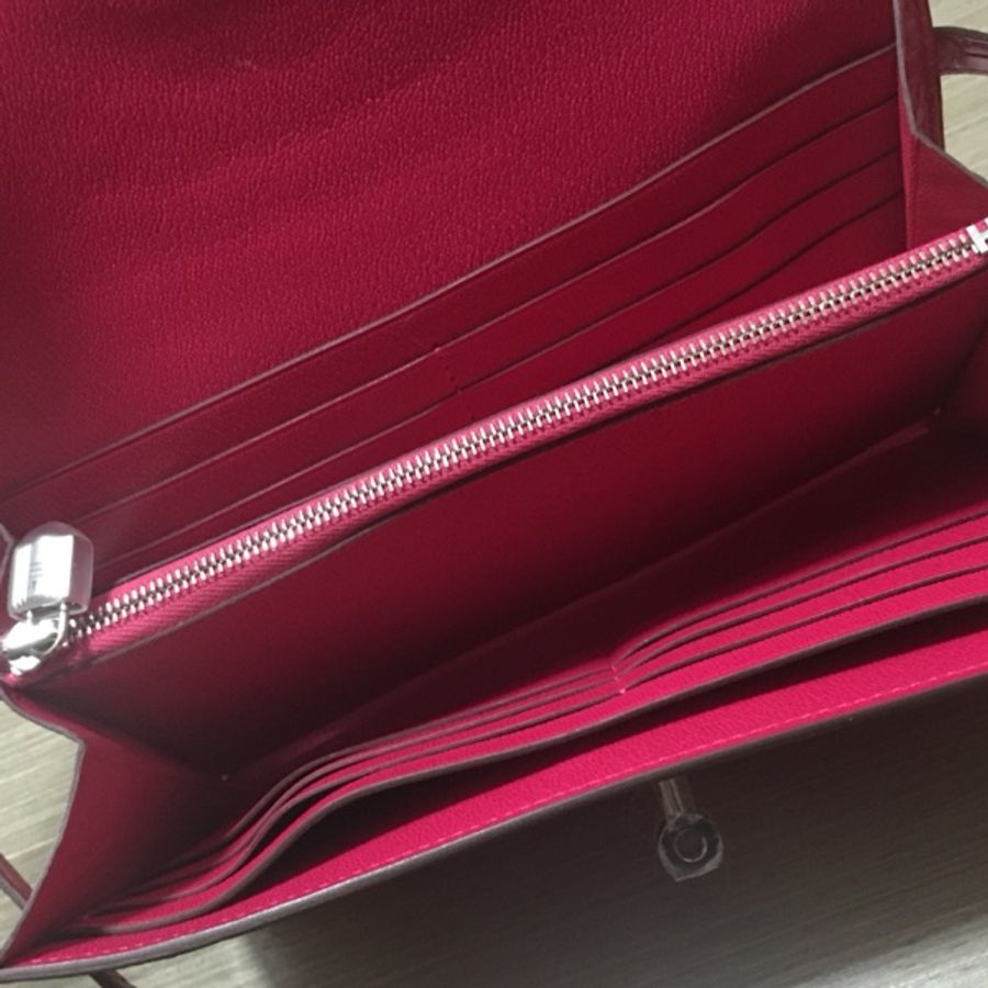 Hermes 全新專門店購入鱷魚皮 Kelly 銀包-8