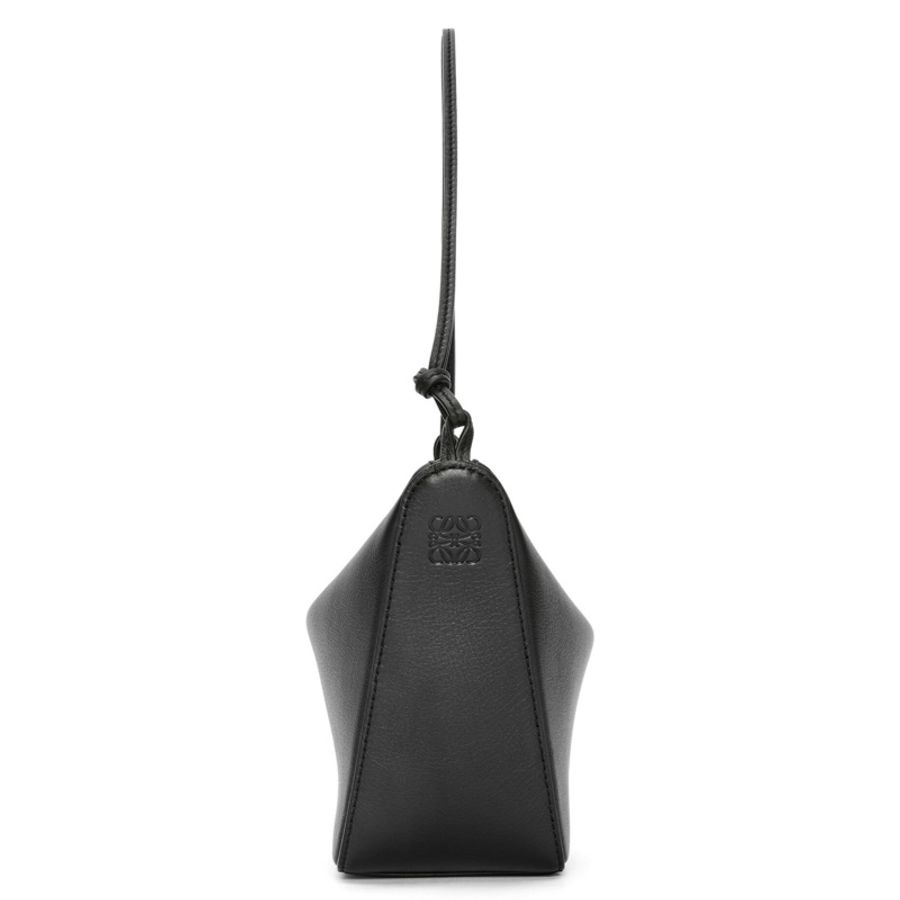 LOEWE 羅威 Mini Hammock Hobo 經典小牛皮 黑色-6