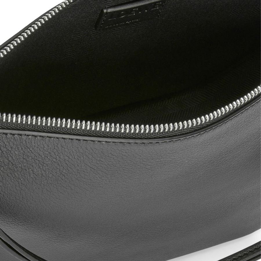 LOEWE 羅威 Mini Hammock Hobo 經典小牛皮 黑色-8