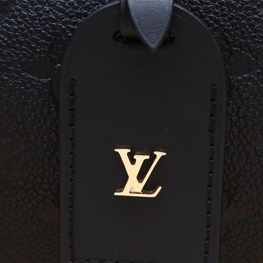 LOUIS VUITTON(路易威登) PETITE MALLE Souple 手柄軟盒子 黑色 晶片-5
