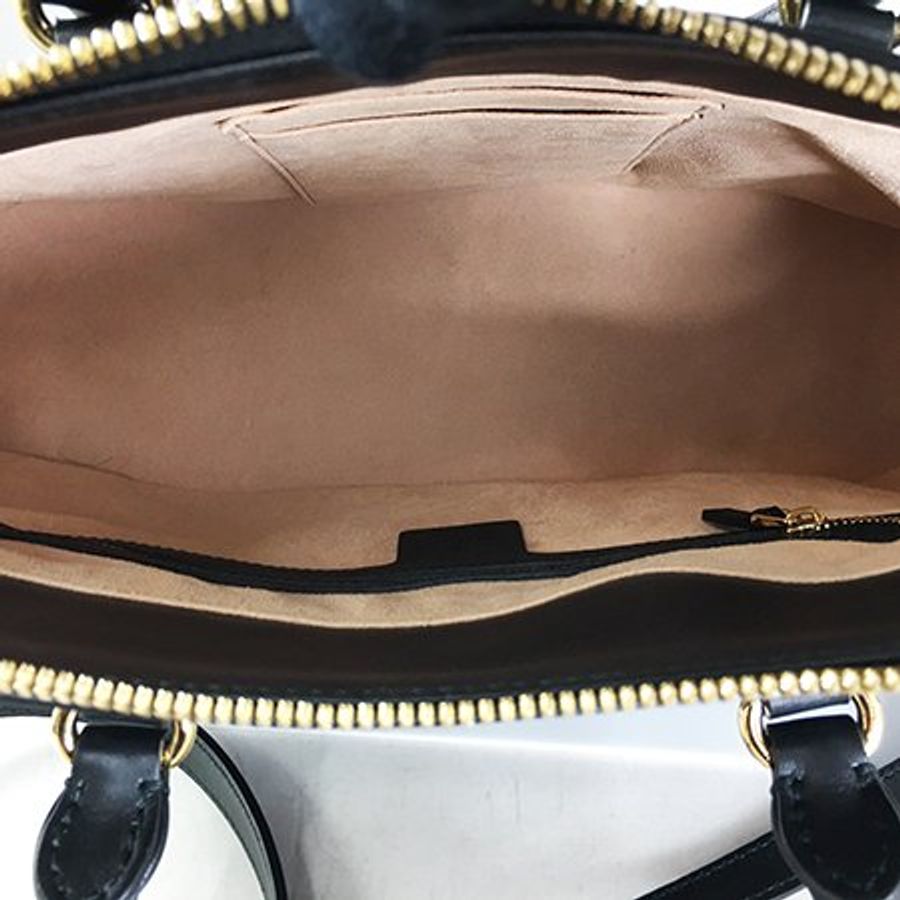 GUCCI 黑色牛皮壓紋 兩用包 409534-5