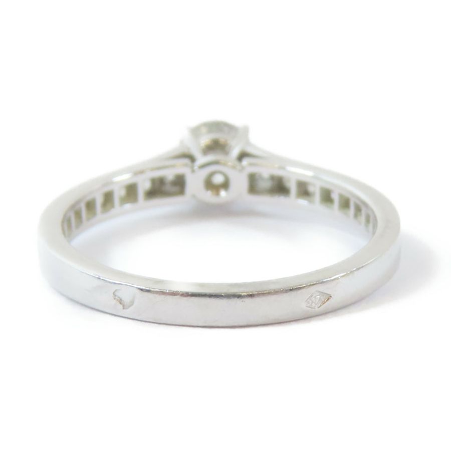 CARTIER 【激減優惠】950鉑金1895 Ring 0.32ct鑽石戒指Cartier#49/US#4.75-4