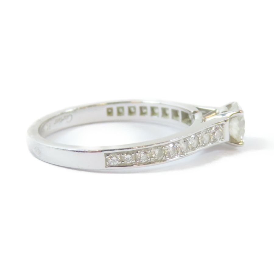CARTIER 【激減優惠】950鉑金1895 Ring 0.32ct鑽石戒指Cartier#49/US#4.75-5