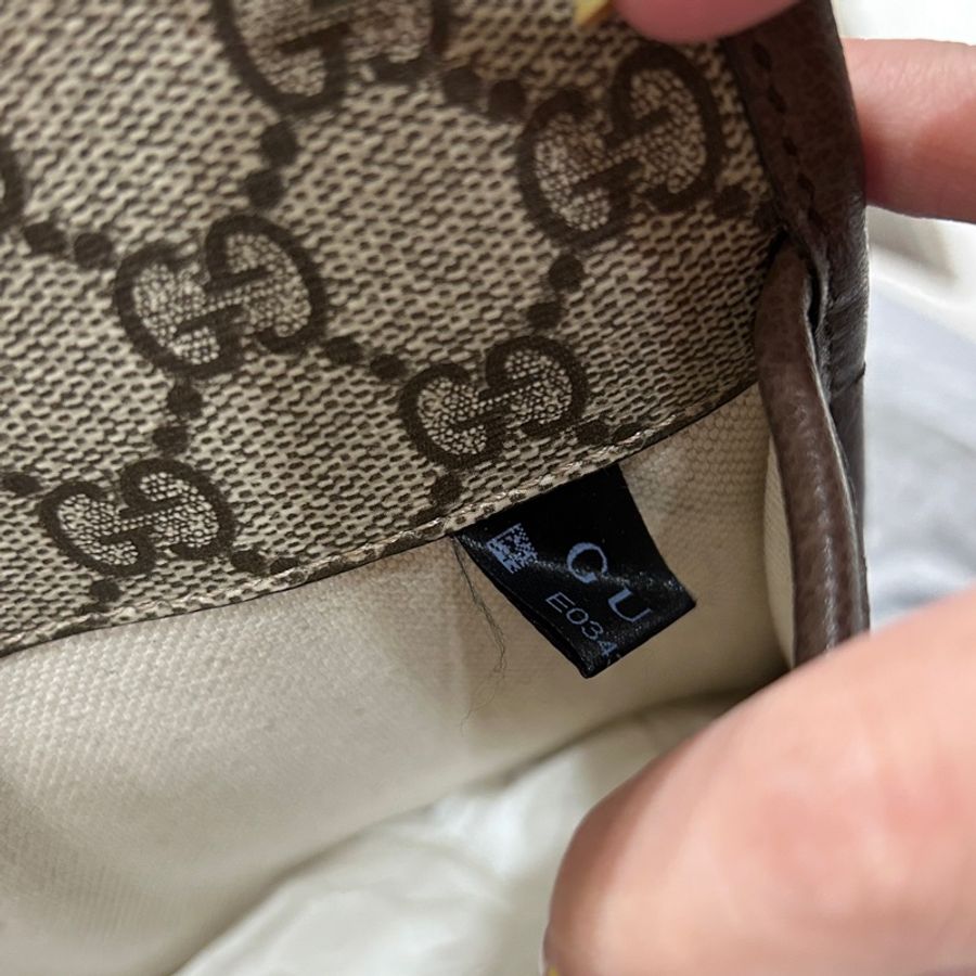 GUCCI 古馳 Neo Vintage GG Supreme 帆布虎頭腰包(咖啡色)-15