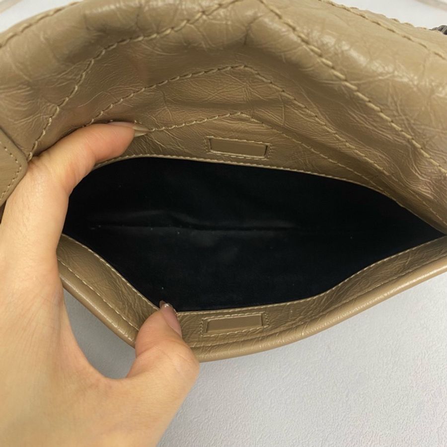 Saint Laurent YSL niki奶茶色小號-4