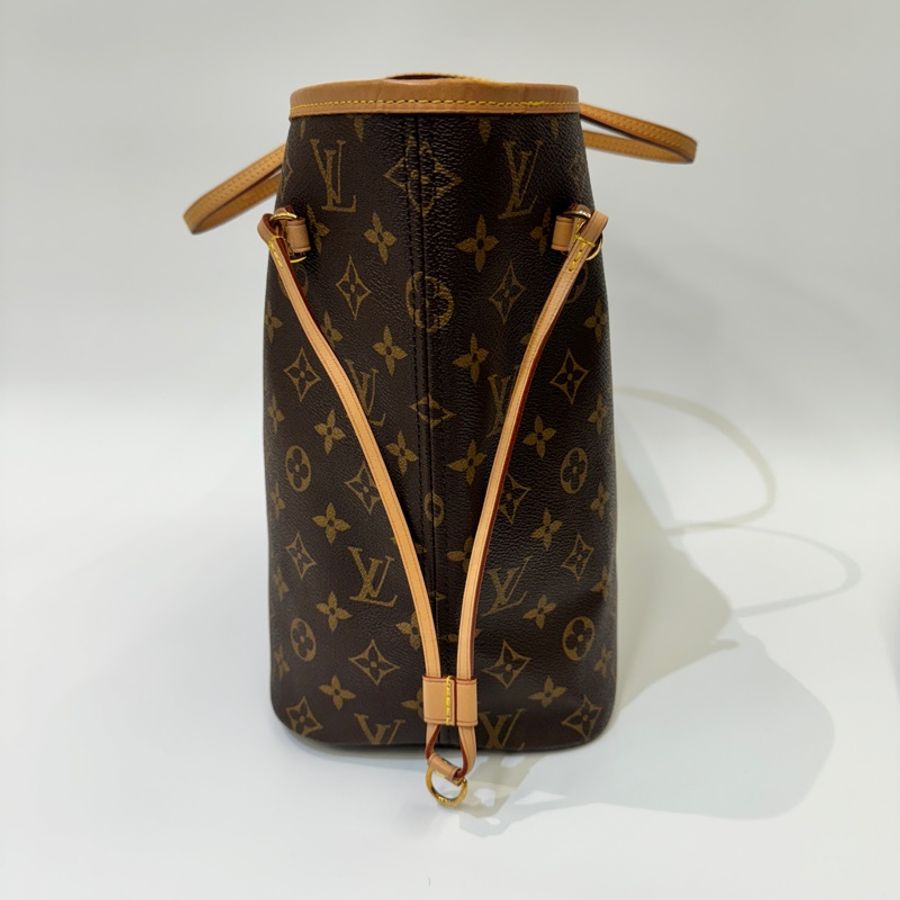 LV 老花NeverFull MM手提肩背托特包 媽媽包 內裏紅 約95新-2