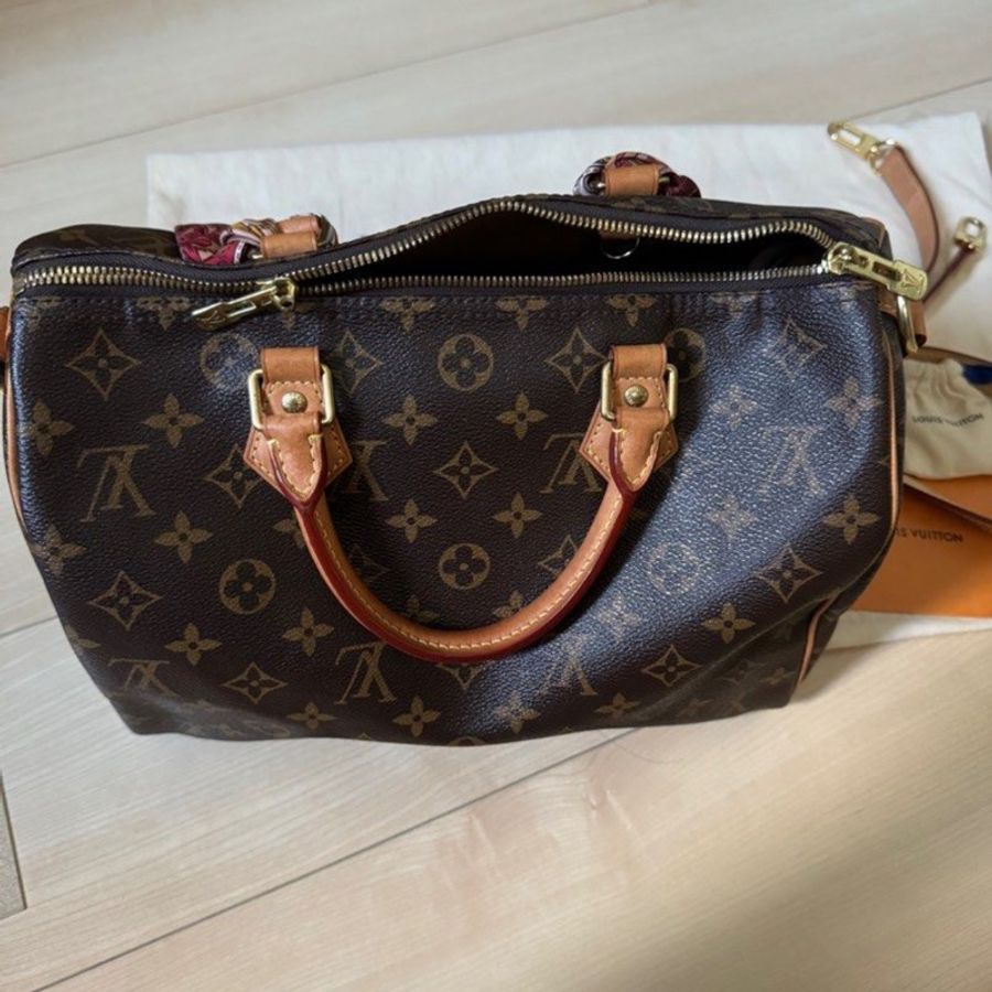 LV Speedy Bandoulière 30 (揹帶款)-0