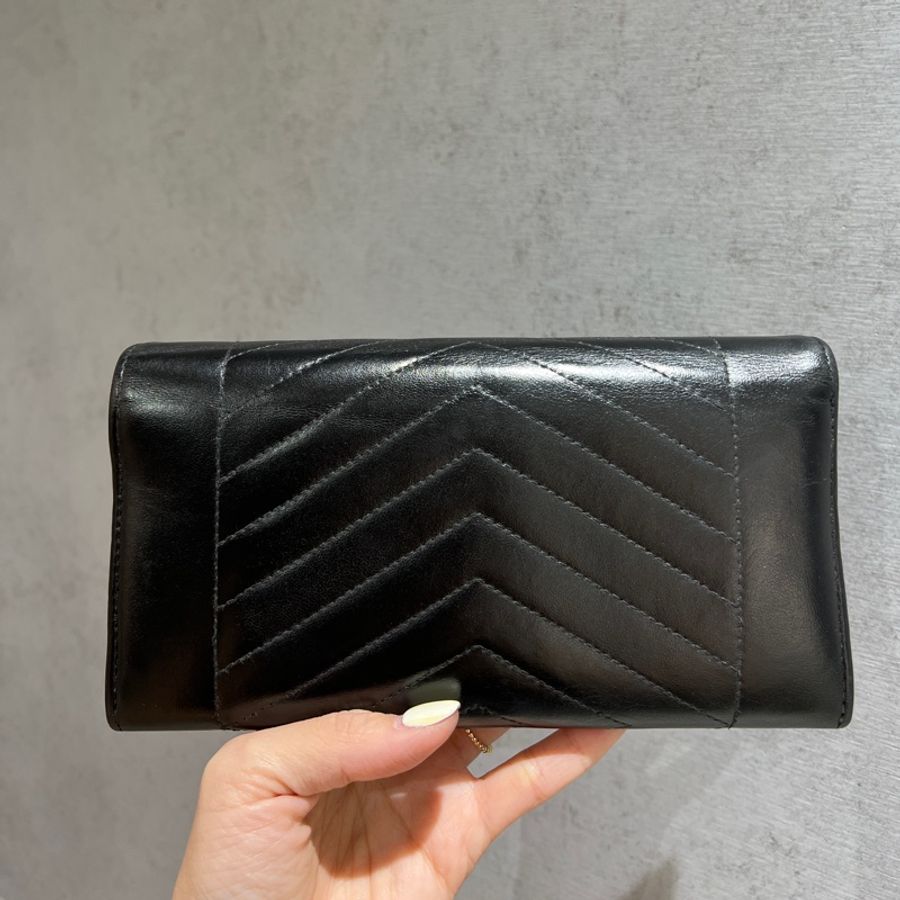 Chanel 山形文長夾-5