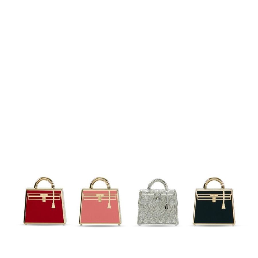 近新特惠商品✨ 缺貨款HERMES Curiosite Kelly Lacu charm 斷貨款粉色凱莉包墜飾-18