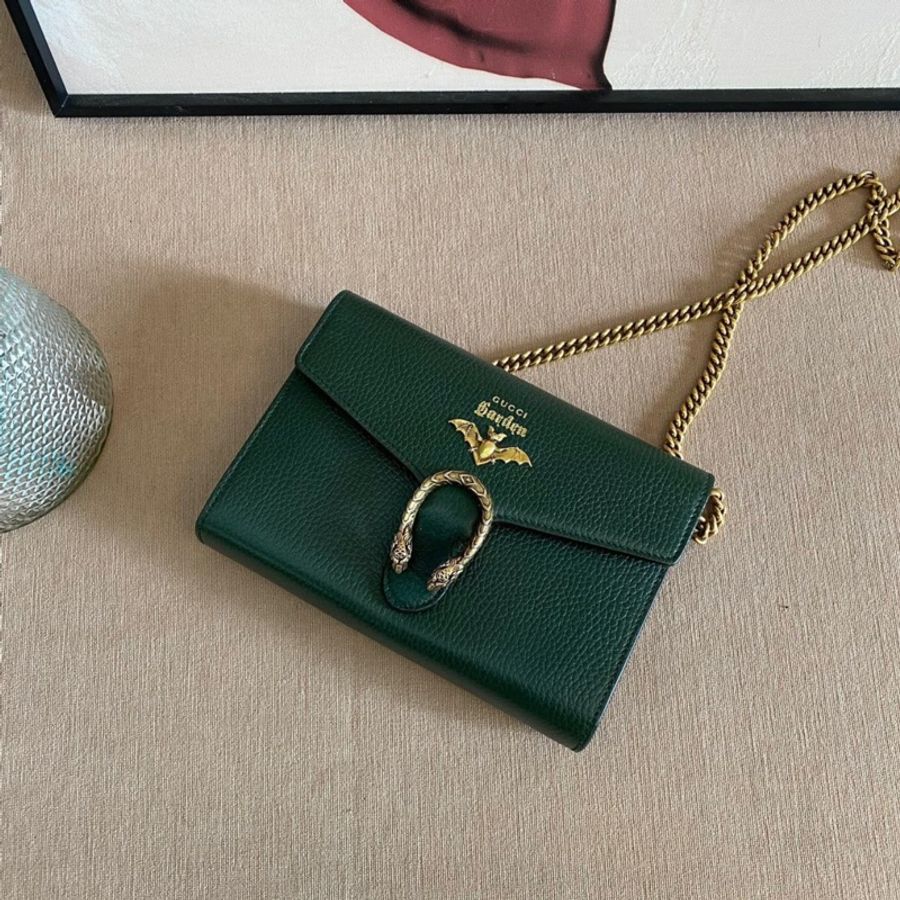 Gucci 限量博物館系列 garden酒神woc鏈條包-1