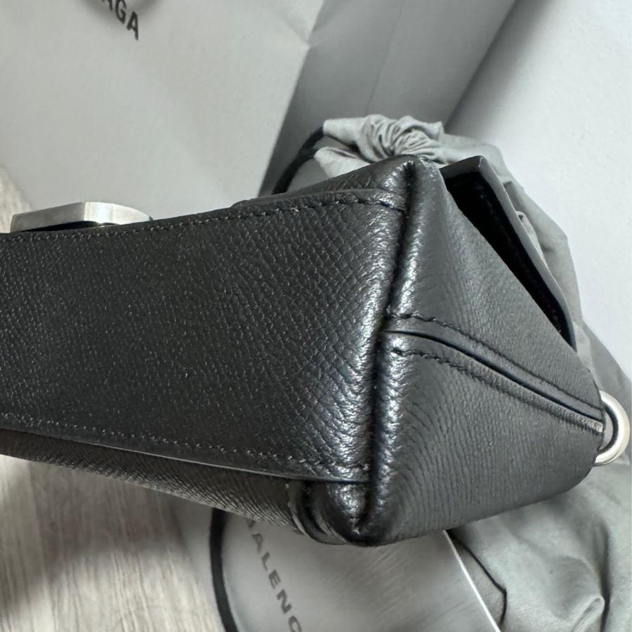 經典巴黎世家沙漏包 男包 balenciaga down town xxs-3