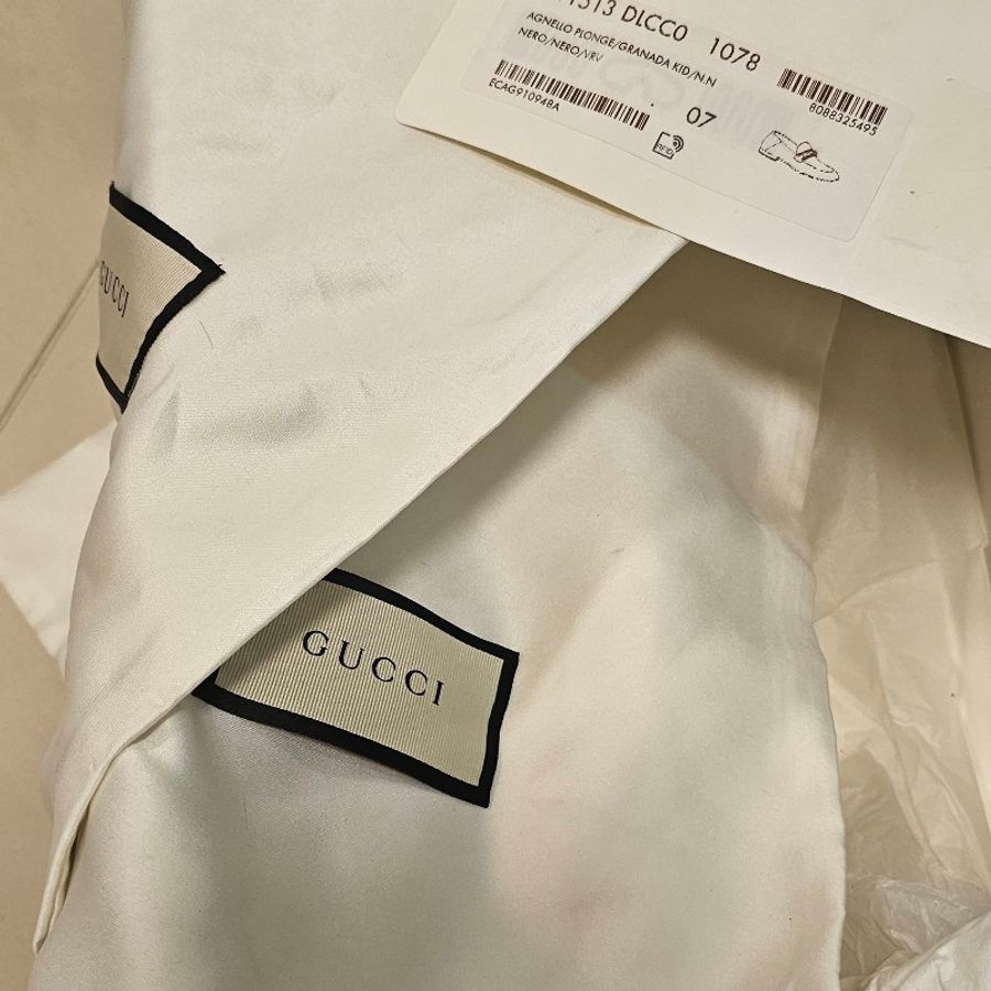 Gucci AGNELLO PLONGE 經典小羊皮皮鞋-11