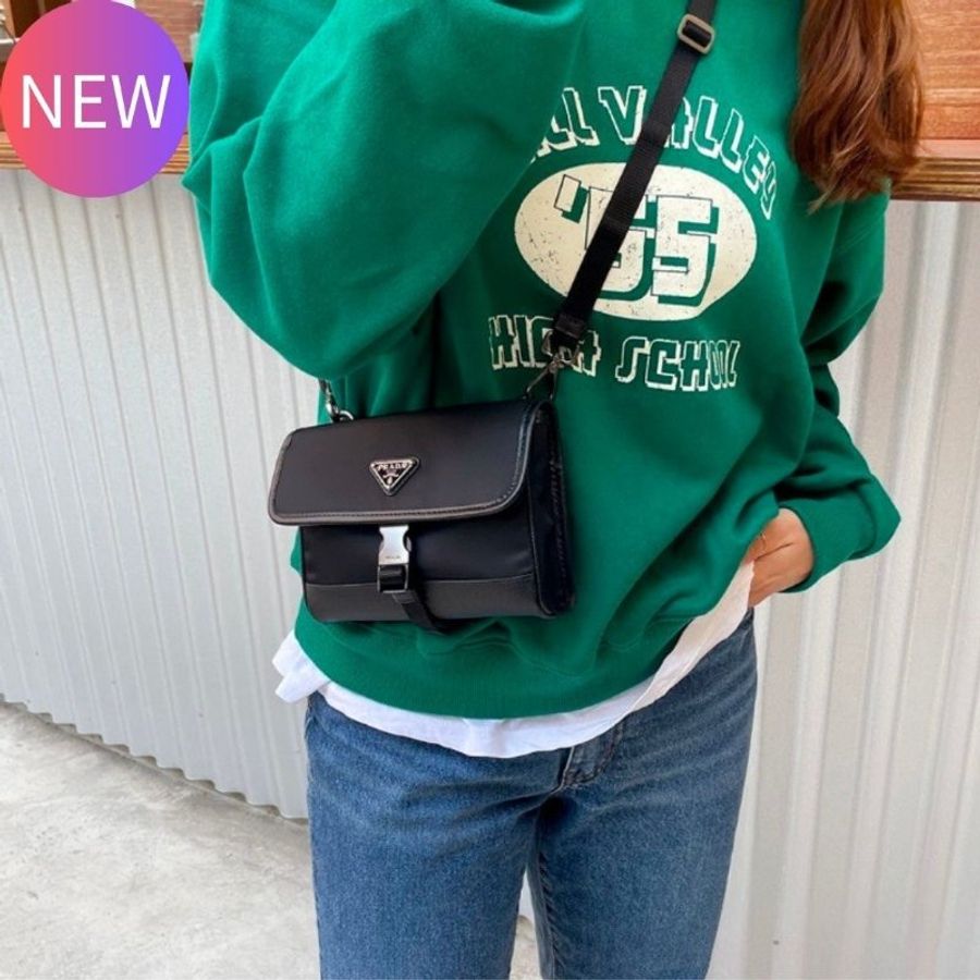 Prada 2ZH108 Re-Nylon和Saffiano皮革智慧手機保護包《當季專櫃正售★全新商品 》-0