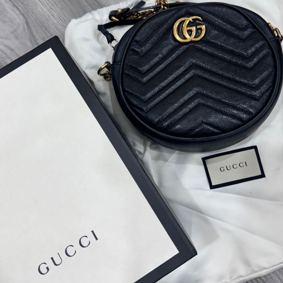 Gucci Marmont圓餅包-2