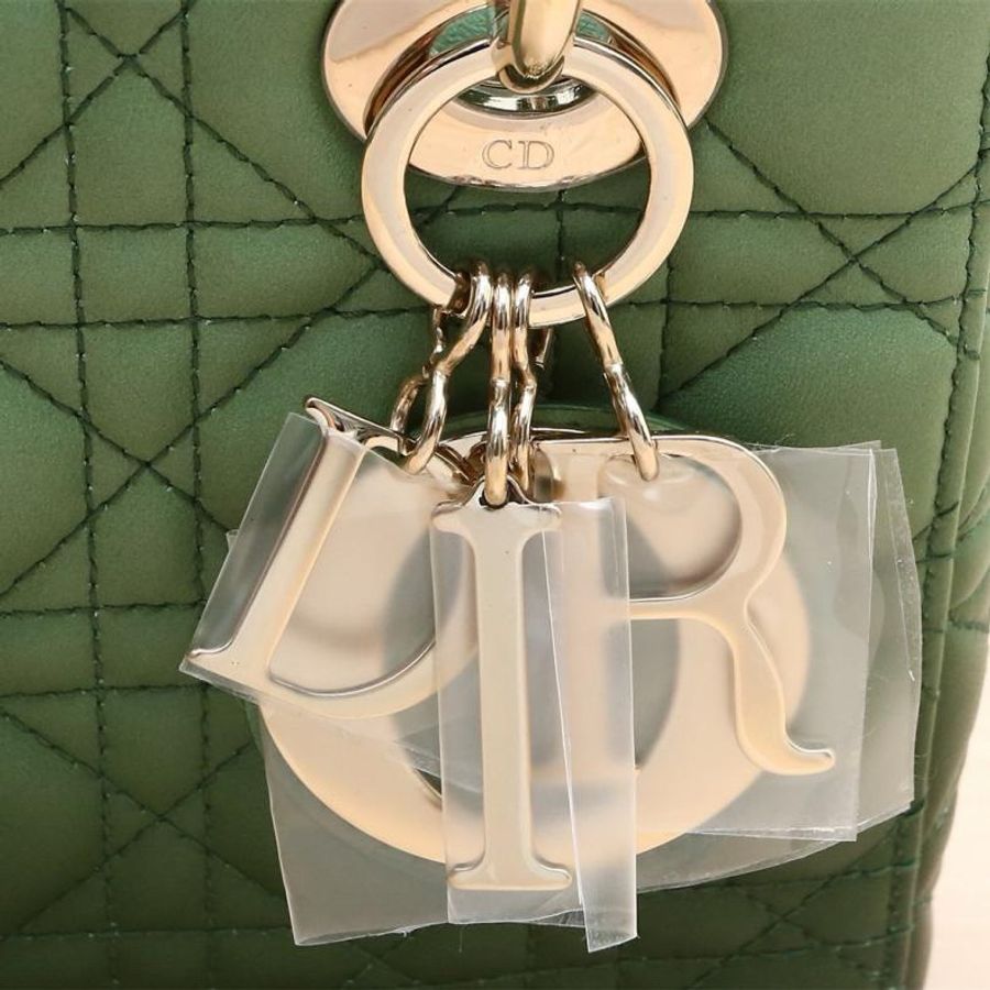 DIOR(迪奧) Lady Dior 戴妃包 四格 漸變色 金扣-5