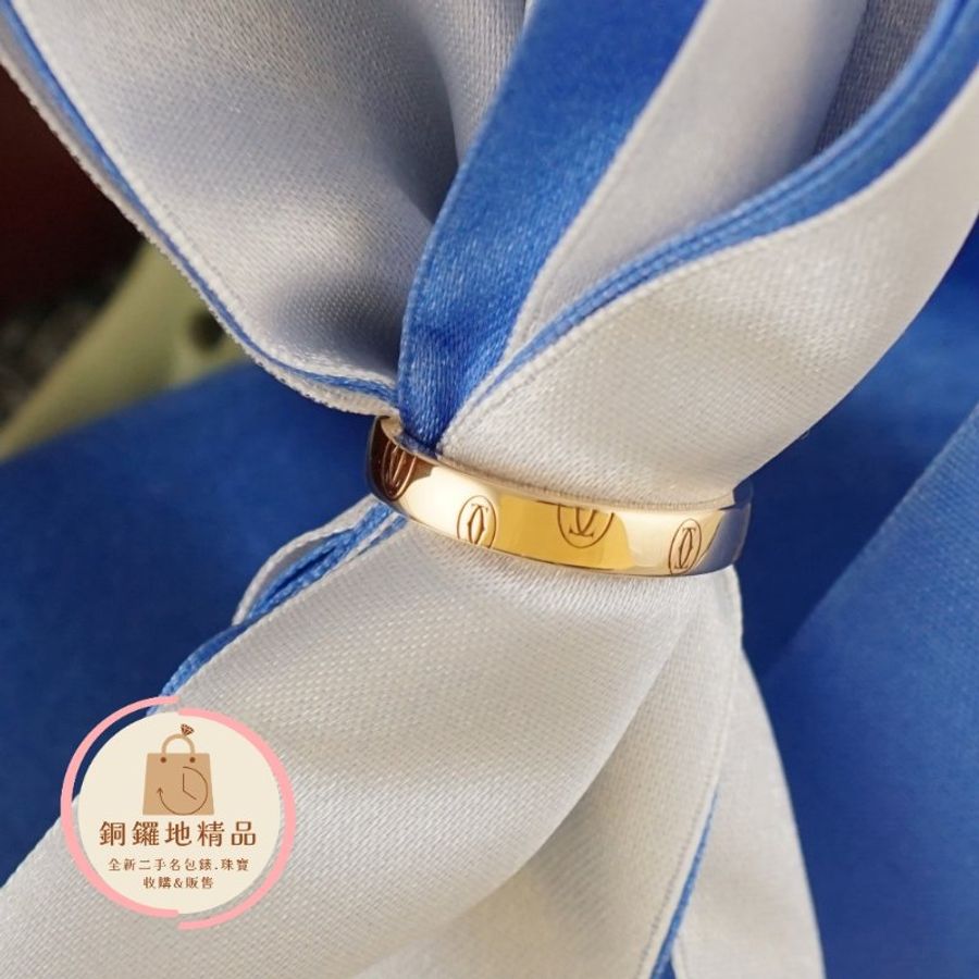 Cartier 卡地亞 18K金男戒-1